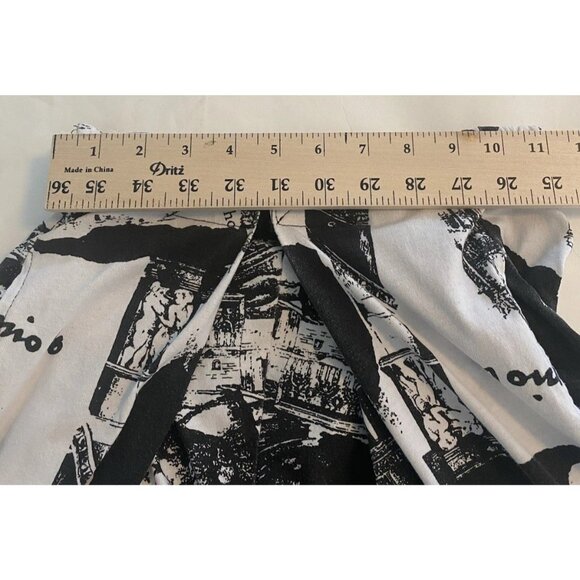 Vtg Sam Beach Michelangelo Hammer Baggy Pants Adjustable One Size Black White - Picture 16 of 16
